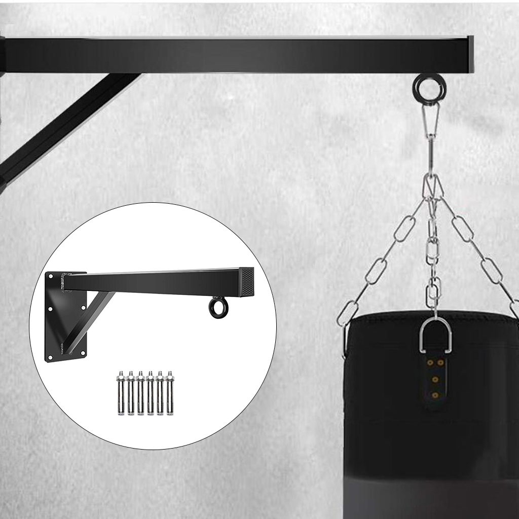 Wall Mount Punch Bag Bracket Heavy Bag Hanger Speed Boxing Bag Stands Ceiling Hook Rack Gym Home Exercise Fitness