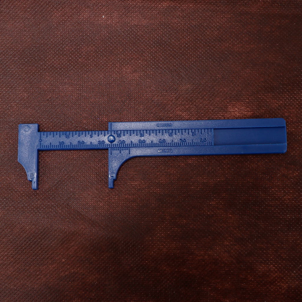 80mm Plastic Sliding Vernier Caliper Measuring Instrument Ruler for DIY Crafts