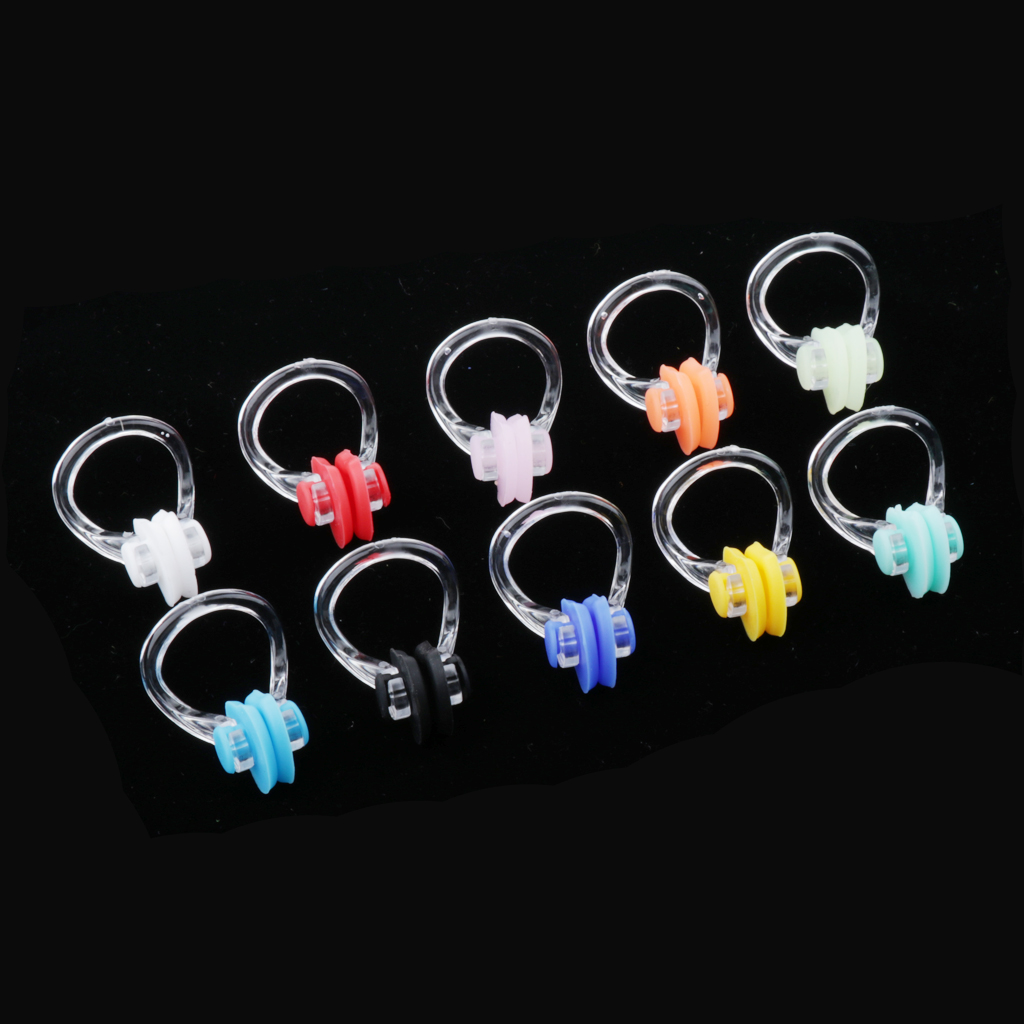 10pcs Comfortable Swim Nose Clip Swimming Adults Kids Swimmers Nose Plug