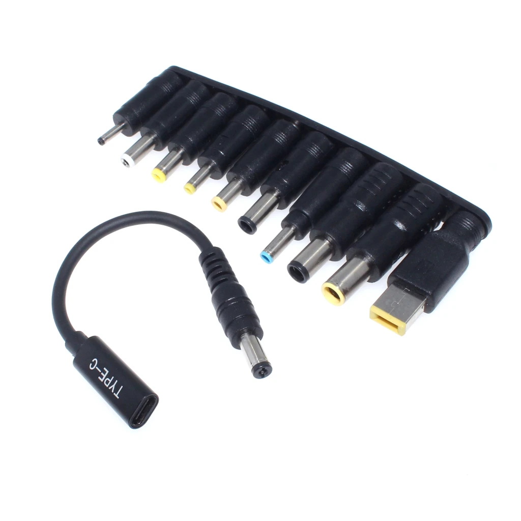 65W Type C Laptop Power Adapter with USB Type C Connector to Universal Charger Jack Cable for Notebooks Description Image.This Product Can Be Found With The Tag Names Cheap Computer Cables Connectors, Computer Cables Connectors, Computer Office, High Quality Computer Office