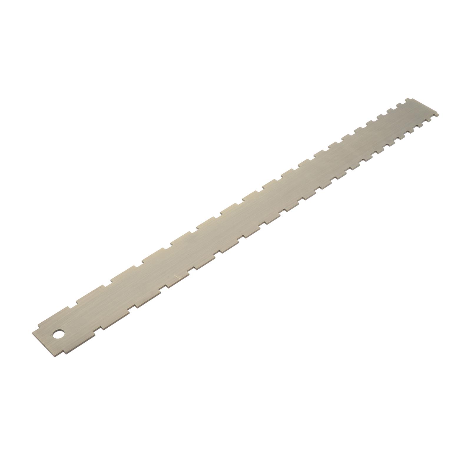 1pc Guitar Neck Notched Straight Edge Fret Ruler Fretboard Fret Measuring Tool Guitar Setup Luthier Tool