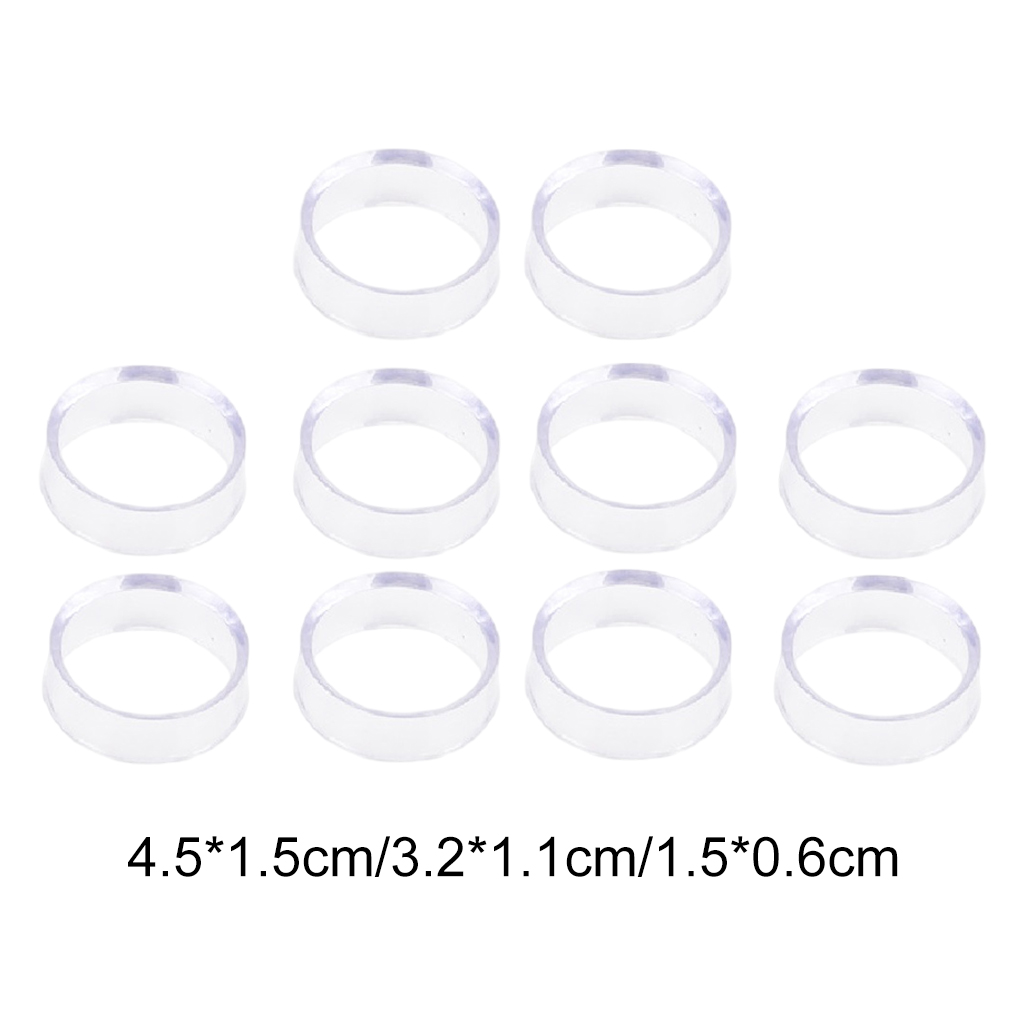 10 PCS Acrylic Clear Transparent Display Stand Sphere Holder Crystal Ball Quartz Glass Gems Base Pedestal Support