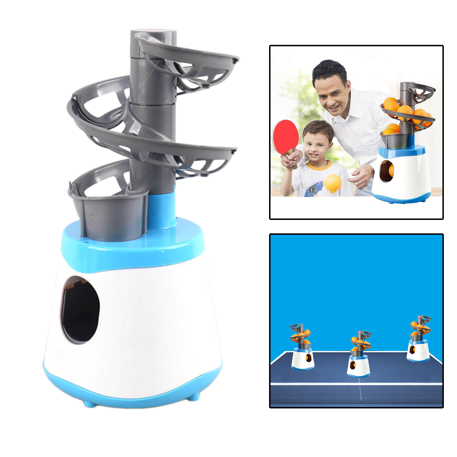 Mini Table Tennis Robot Training Automatic PingPong Ball Machine Launcher