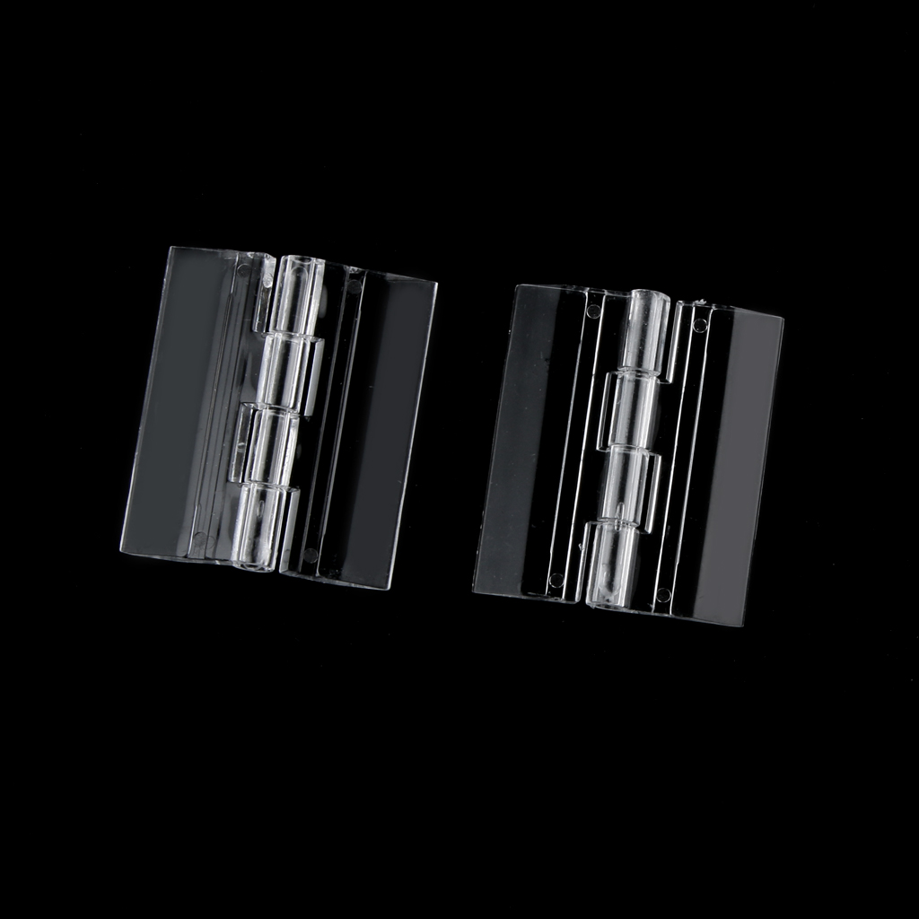 45x38mm Clear Acrylic Plastic Folding Door Piano     Pack of 2