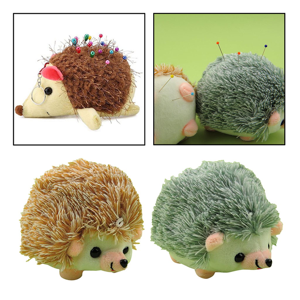 Pin Cushions for Sewing Cute Patchwork Pin Holder DIY Craft Hedgehog