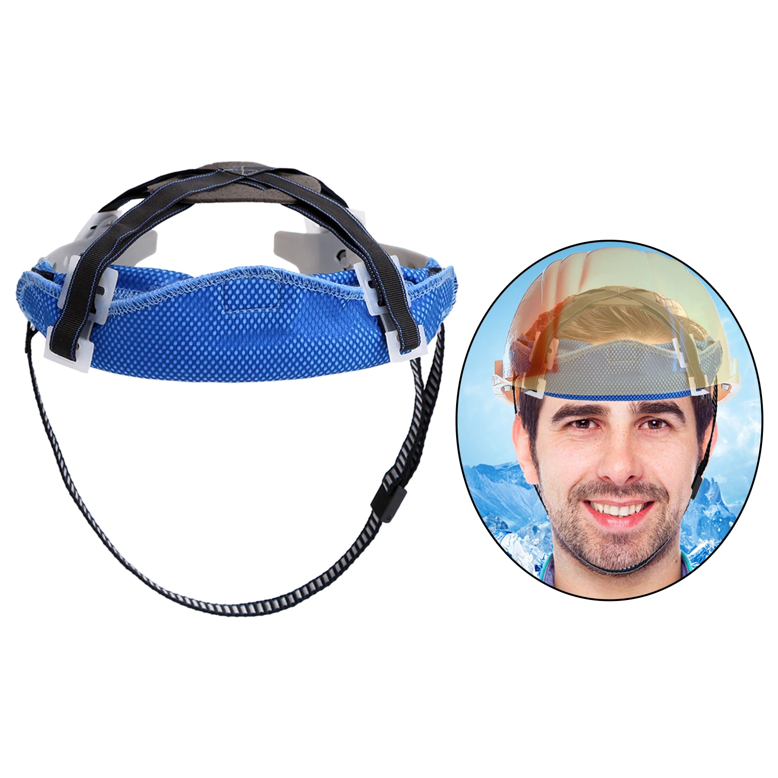 Hard Hat Sweatband Safety Helmet Liner Strip Cold Feeling Outdoor Operations