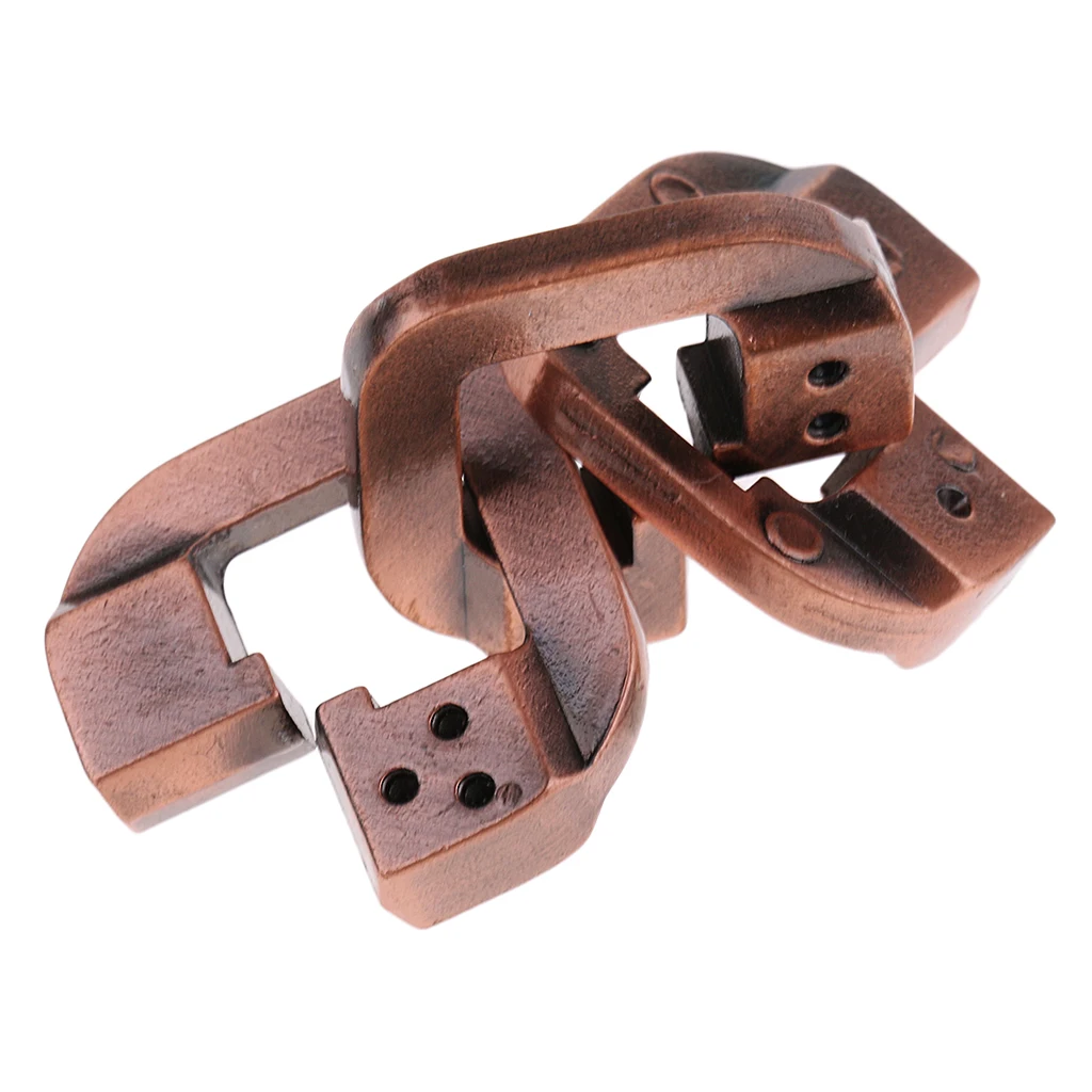 MagiDeal 1Pc Classic Ring Lock Puzzle Classic Metal Brain Teaser IQ EQ Test Toy for Adults Children Kids Birthday Gift MagiDeal 1Pc Classic Ring Lock Puzzle Classic Metal Brain Teaser IQ EQ Test Toy for Adults Children Kids Birthday Gift