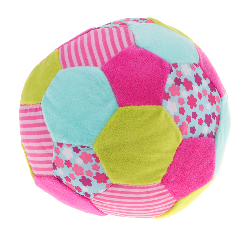 Soft Hand Rattles Bell Kids Baby Funnny Crawling Ring Ball for Infant Gift