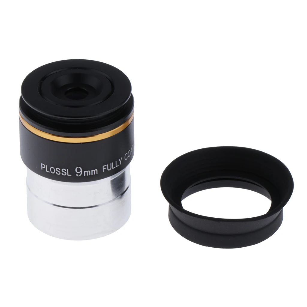 1.25inch Plossl 9mm Optical Glass Lens Astronomical Telescope Eyepiece