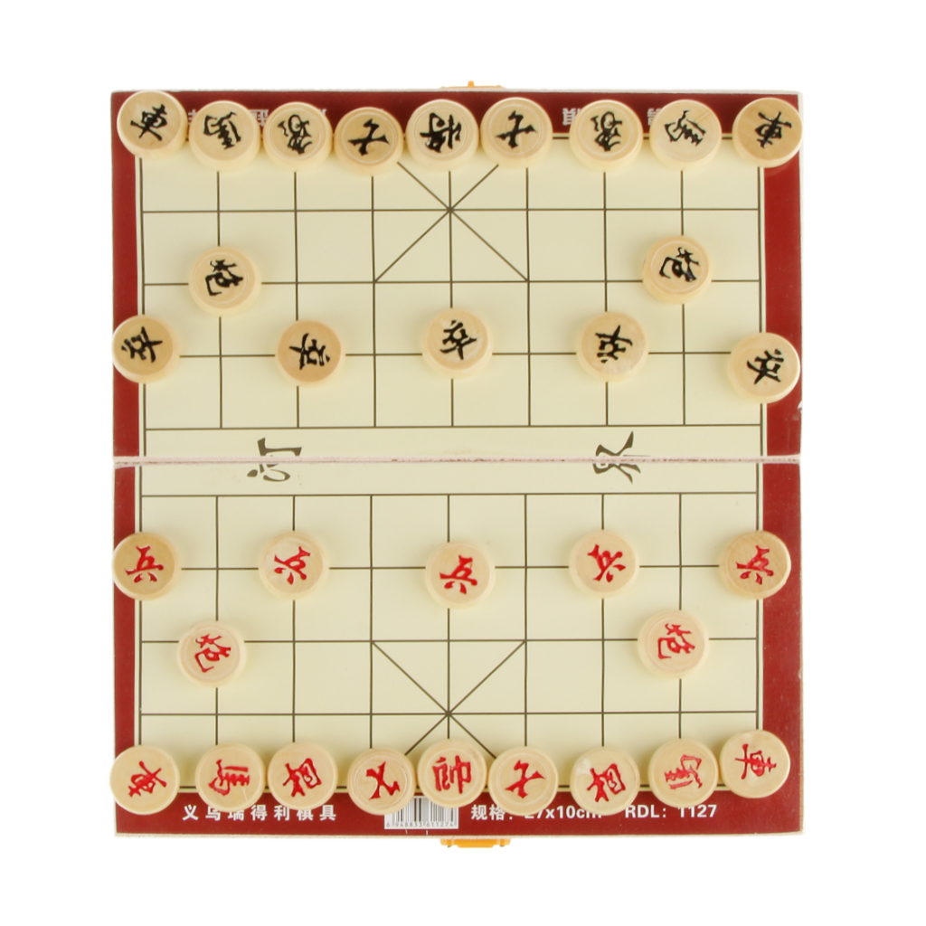 Wooden Chinese Chess Xiangqi Classic Strategy Inferential Training Chess