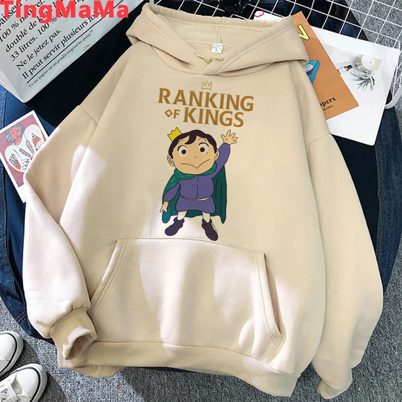Japanese Anime Ranking of Kings Hoodies Men Kawaii Cartoon Bojji Ousama Graphic Streetwear Unisex Harajuku Sweatshirts Male