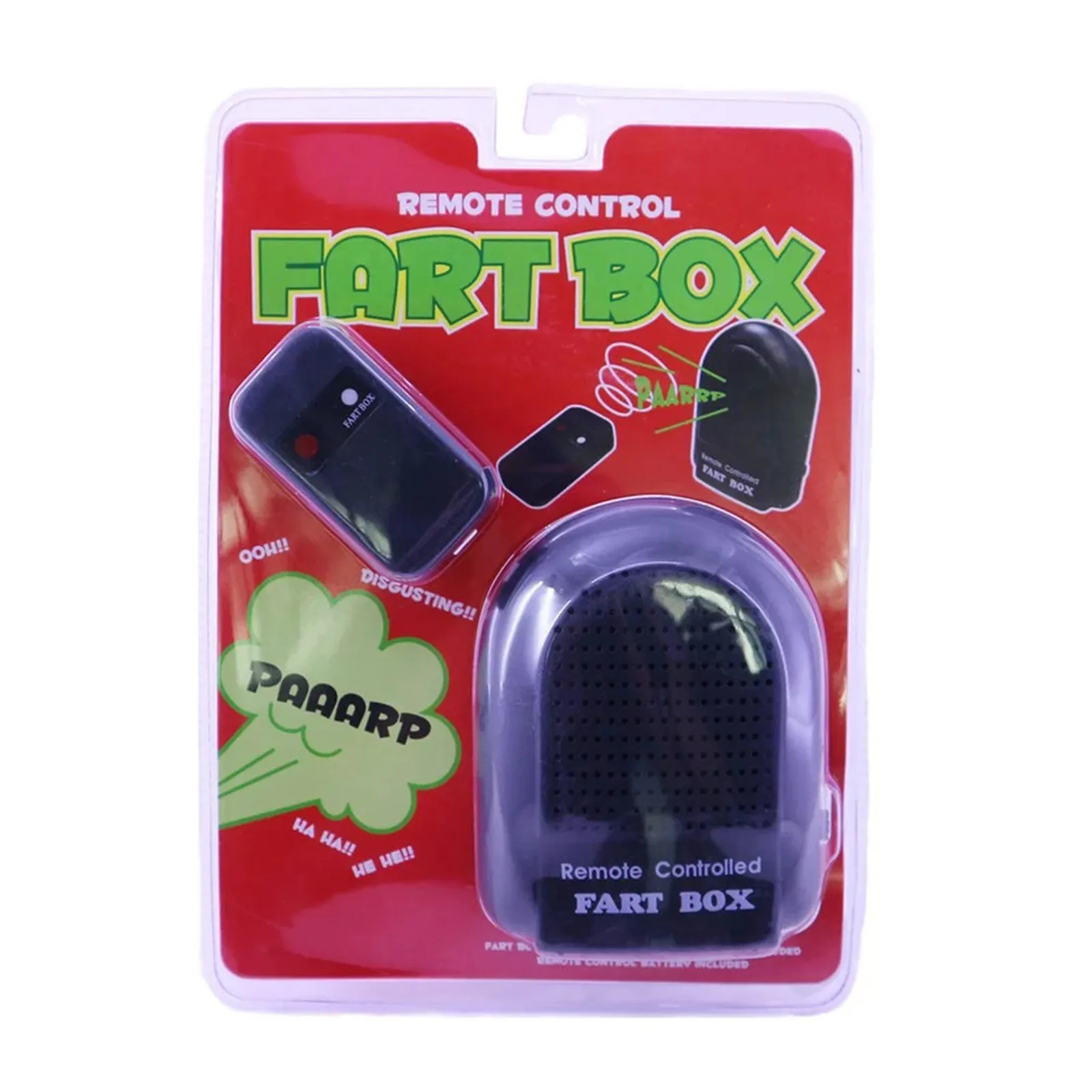 REMOTE CONTROLLED ELECTRONIC FART MACHINE BOX  FARTING SOUND FAMILY FUN 