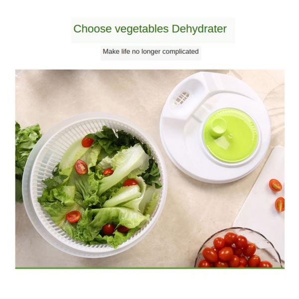 1pc 5L Salad Spinner Vegetable Washer with Bowl Quick Dry Multipurpose Lettuce Washer and Dryer-