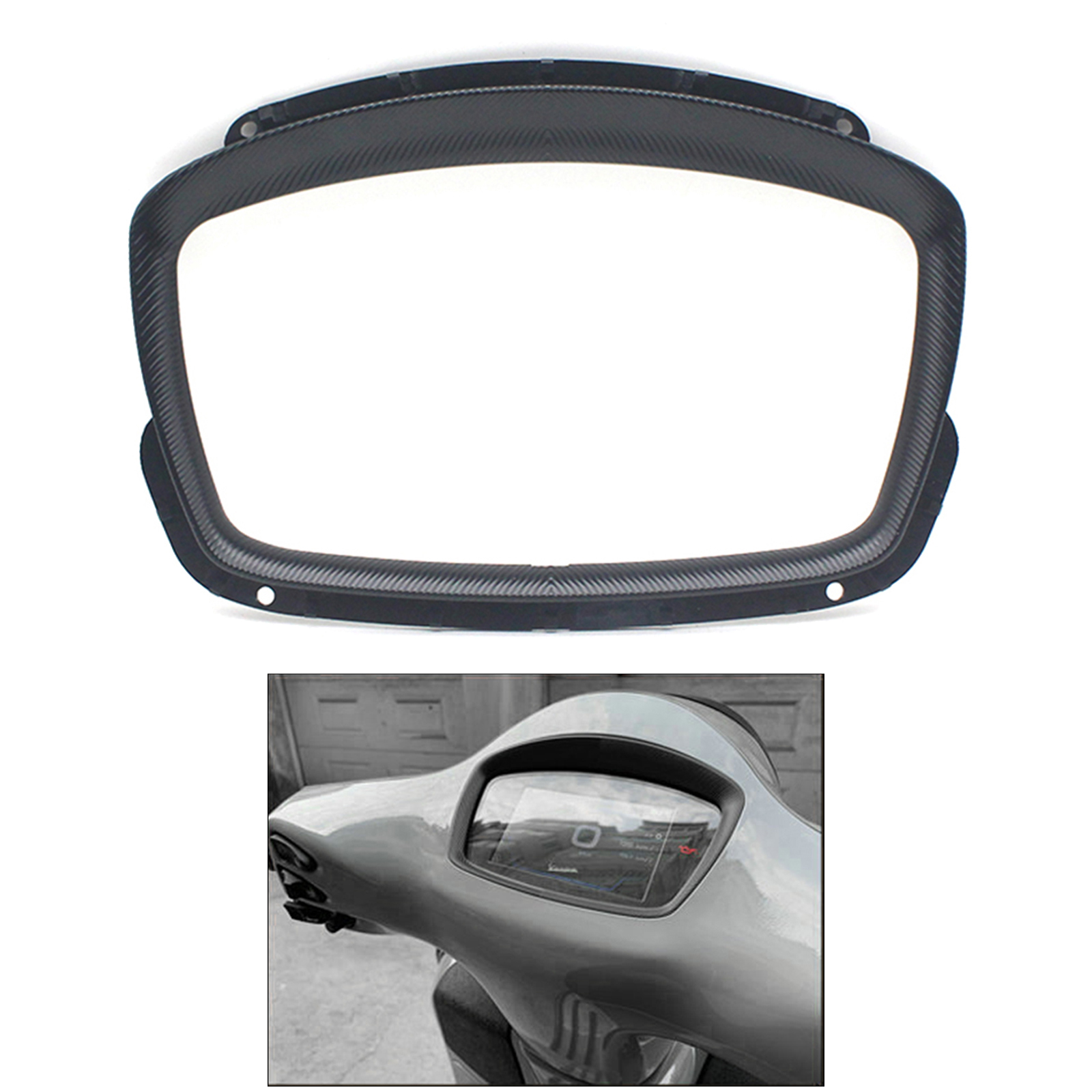 Motorcycle Speedometer Cover Speedometer Visor Display Protection Shell for Vespa GTS 250 300 Replacement Durable Parts