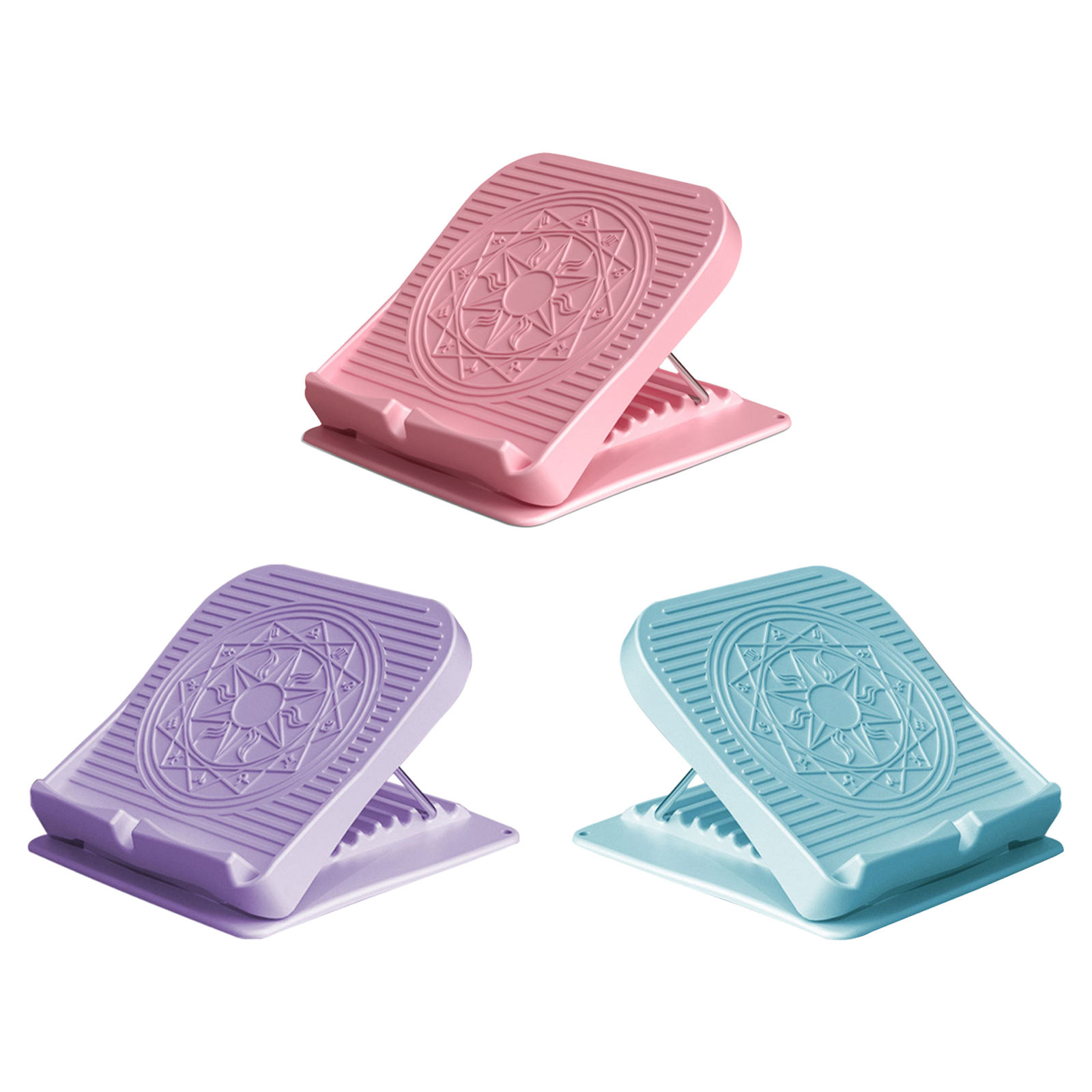 Adjustable Anti-slip Stretching Board Stretch Calf 7 Level Plate Massage Pedal Yoga Fitness Pedal Leg Stretcher Gym Equipments