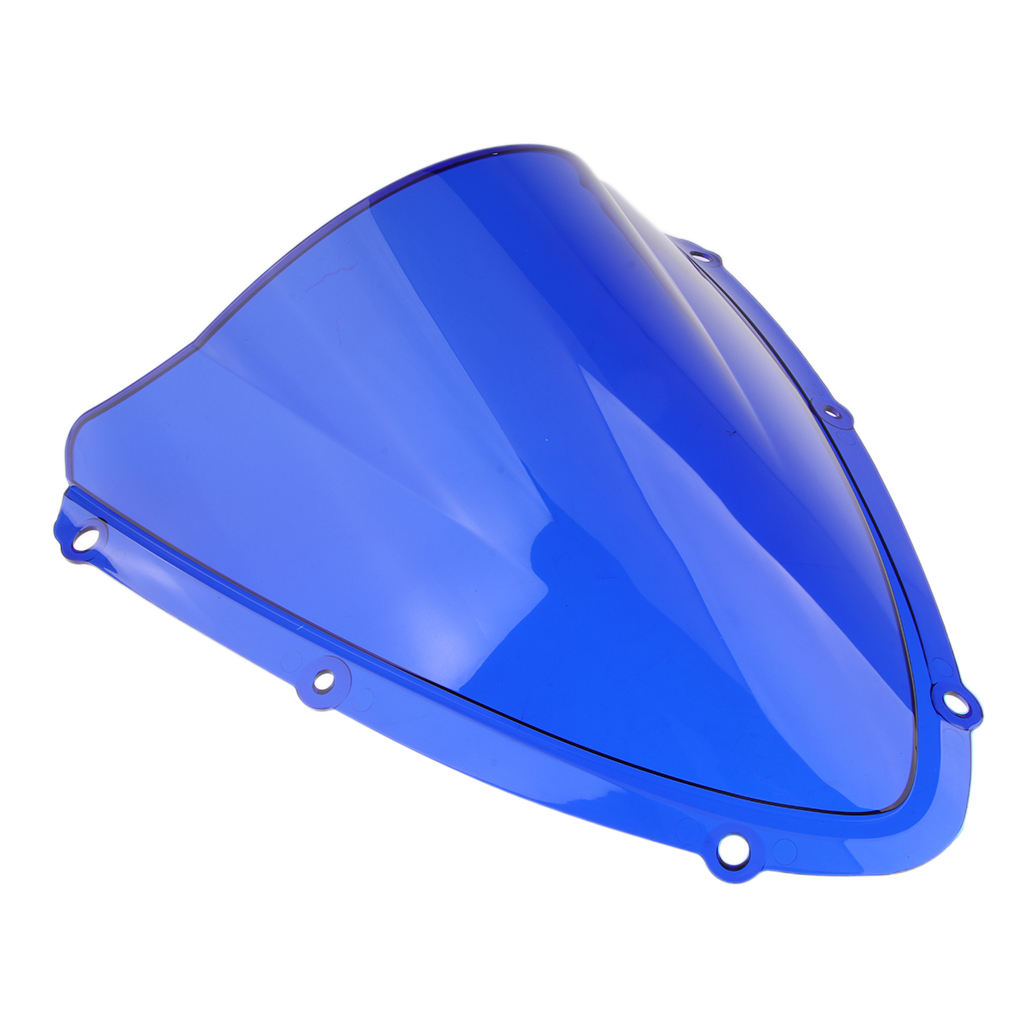 Blue Plastic Motorcycle Windscreen Windshield for Suzuki GSXR600 GSXR750 2008 2009 2010