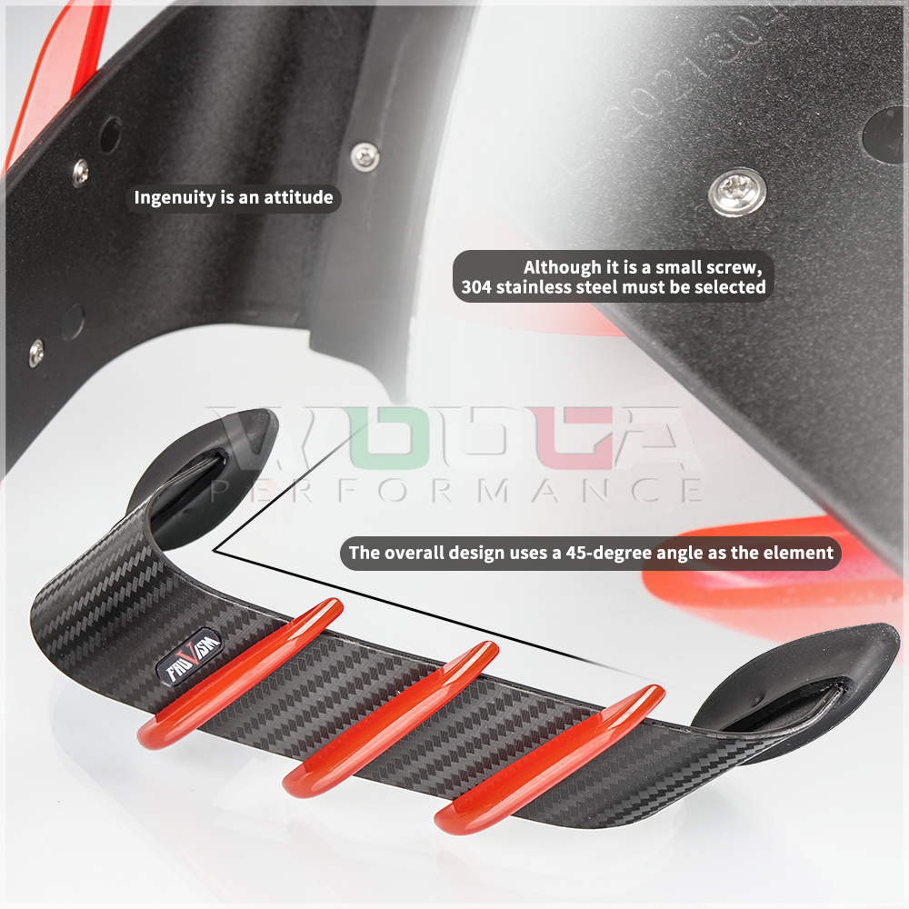 Universal Abtrieb Racing Spoiler Aero Winglets Für YZF R1 CBR650R Aerodynamische Aerodynamische Flügel Für Ducati Yamaha Suzuki Honda – Detail 2