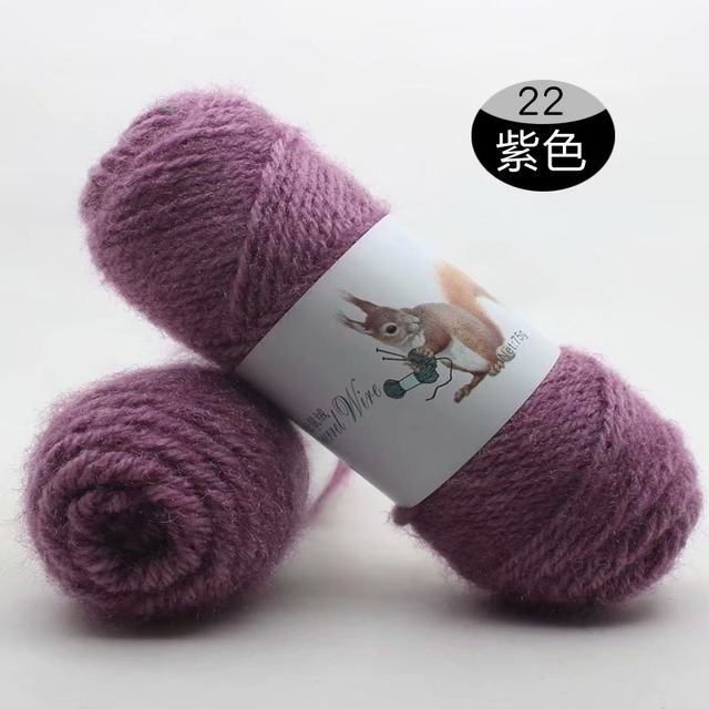 MSJUHEG Sewing Kit Yarn Cashmere Line Hand-Knitted In Baby Wool