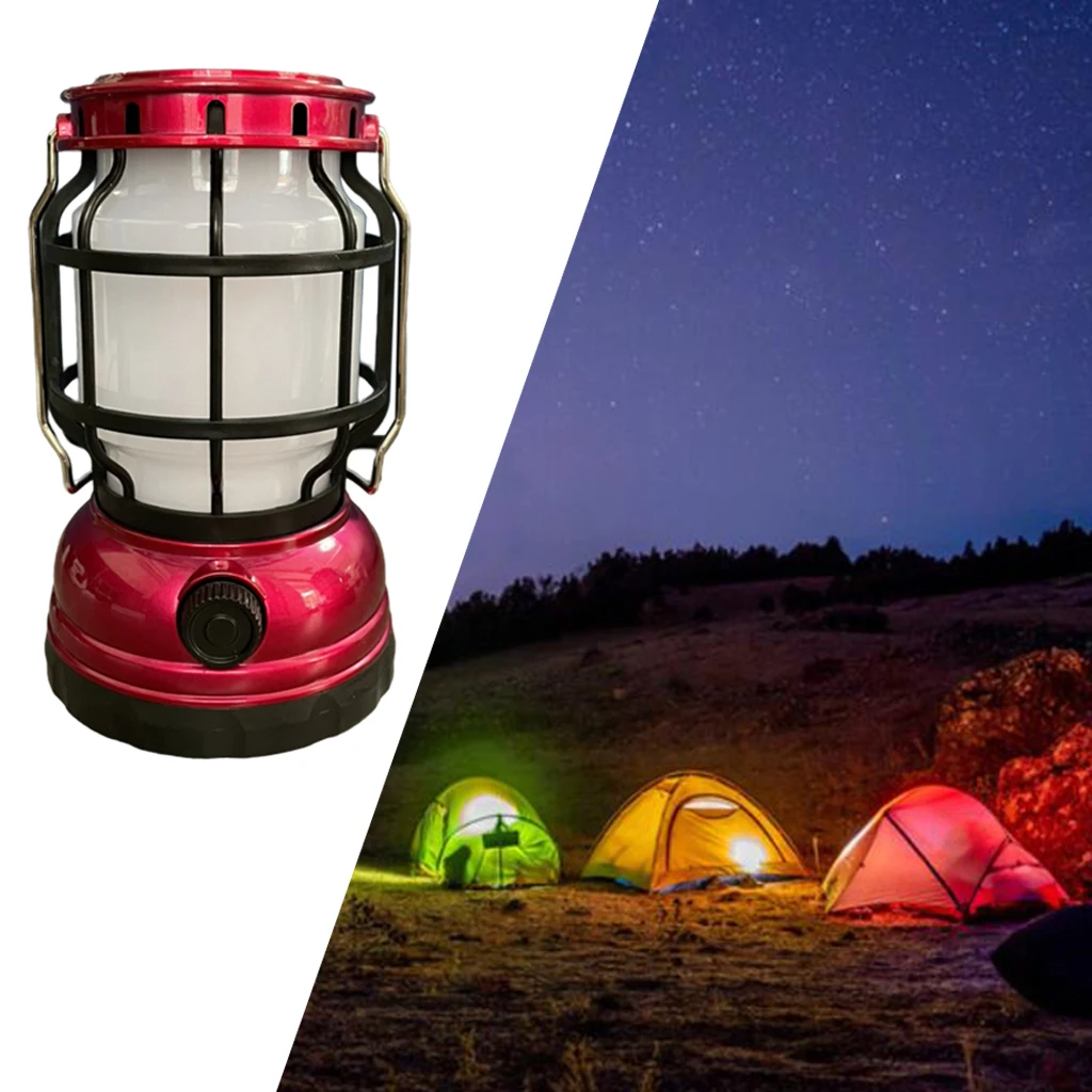 Solar Powered Camping Lantern Phone Charger Garden ing Lamp for Hiking