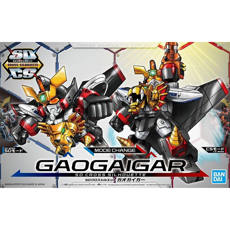 Figura de Animação Brinquedos para Crianças Bandai Gundam Modelo Sdcs 05 bb Lutador Gaogaigar Genuíno Gunpla Ação Brinquedo Figura Kit 2 gunpla ação brinquedo figura brinquedos para crianças