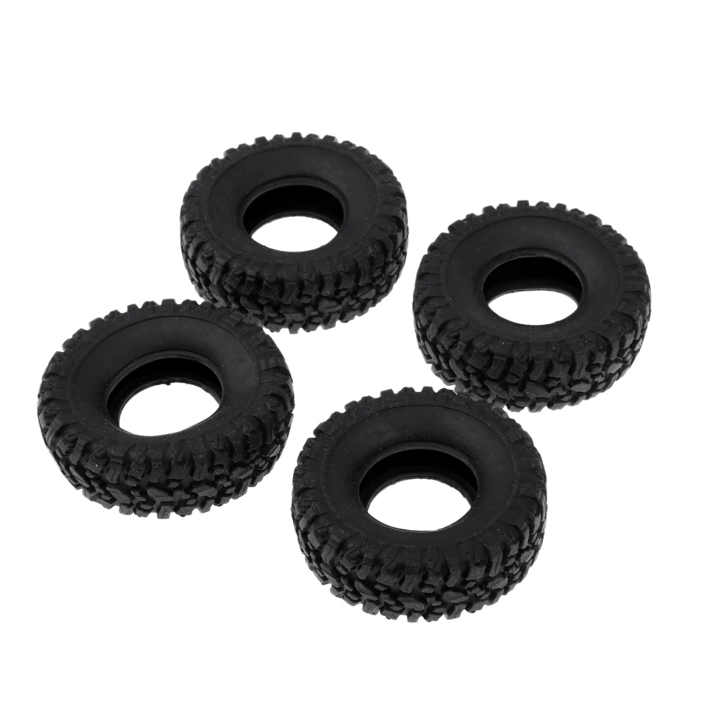 4pcs Rubber Wheel Tire Tyre for RC 1/16 Climbing Crawler Car WPL
