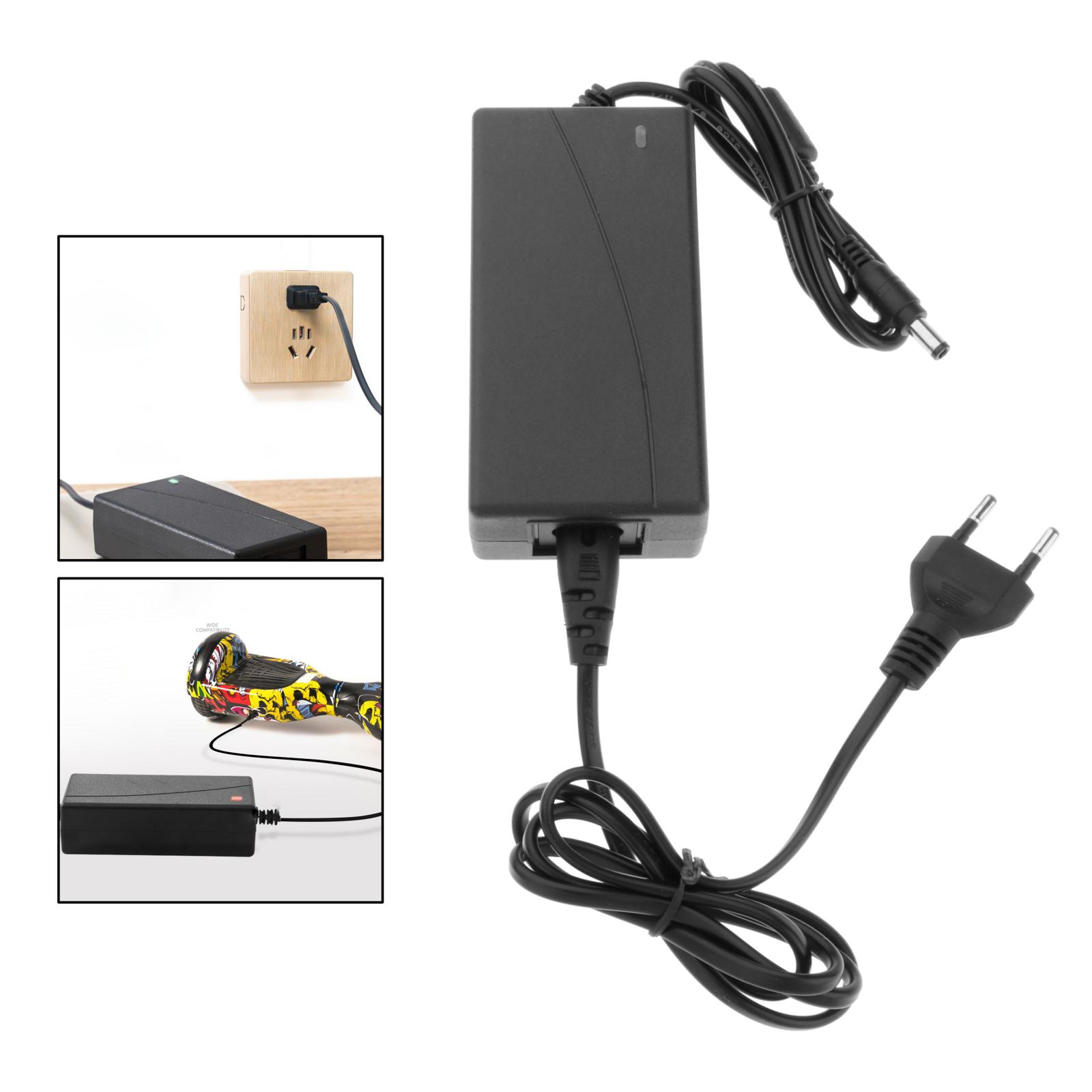 Power Supply DC 5.5mm 42V Fast Charger for Electric Bike Mobility Scooter Skateboard Lithium Battery Charger