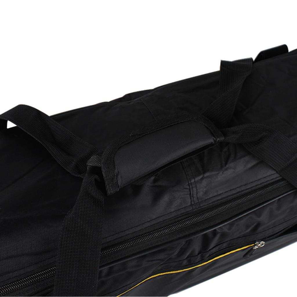 88-key Electronic Keyboards Electric Piano Organ Gig Bag Case Organizer