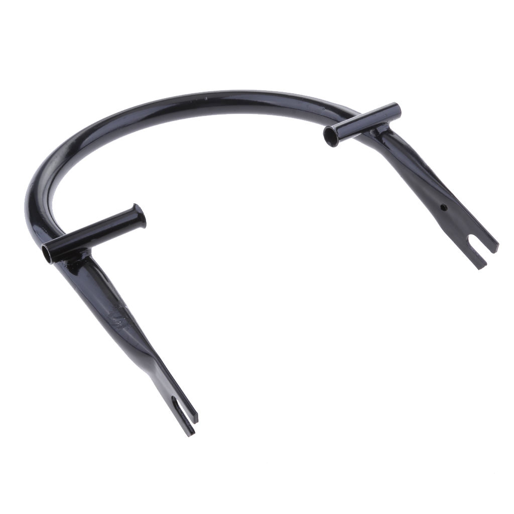 Motorcycle Motorbike Rear Back Handle Bar Grab Rail For Honda CG125 (Black)