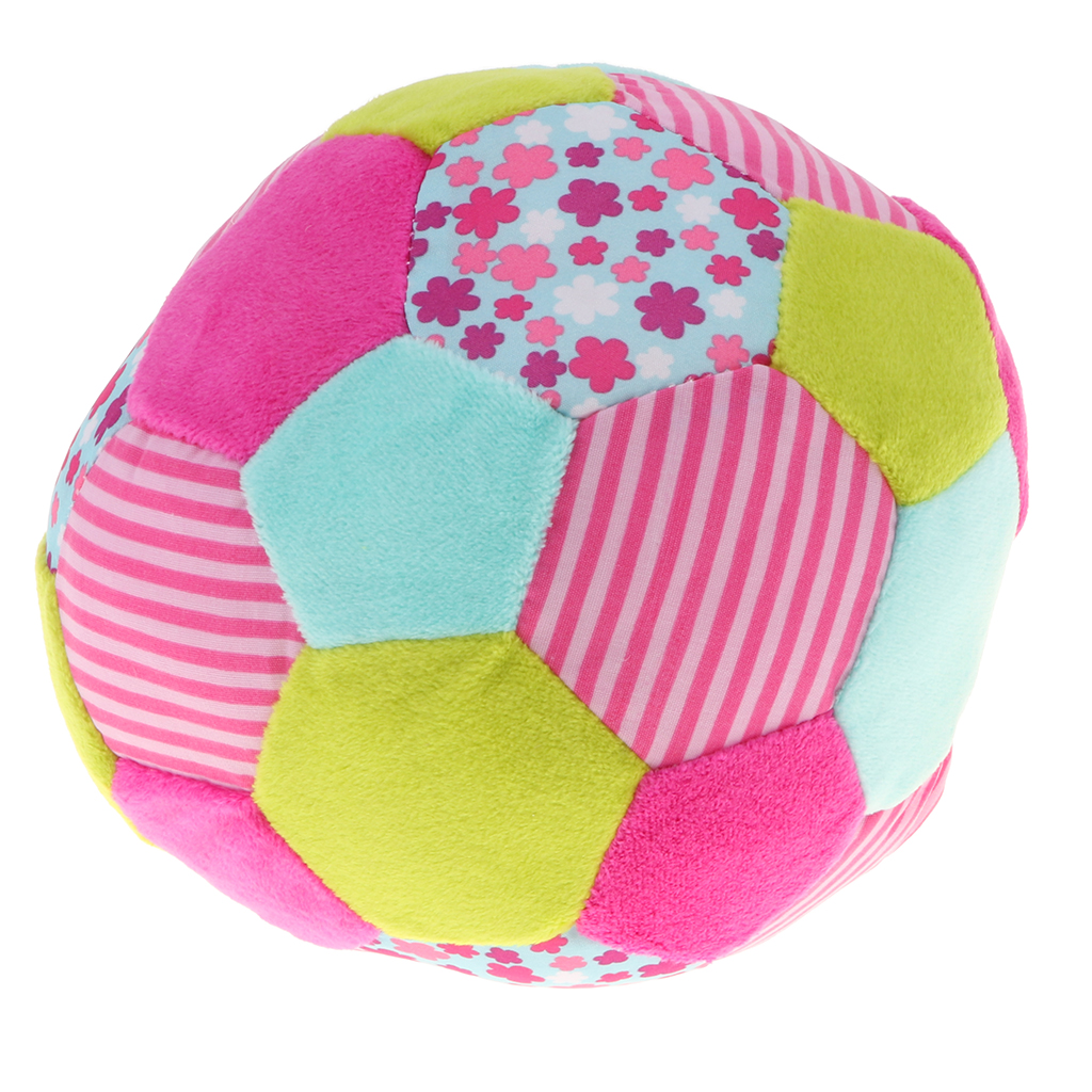 Soft Hand Rattles Bell Kids Baby Funnny Crawling Ring Ball for Infant Gift