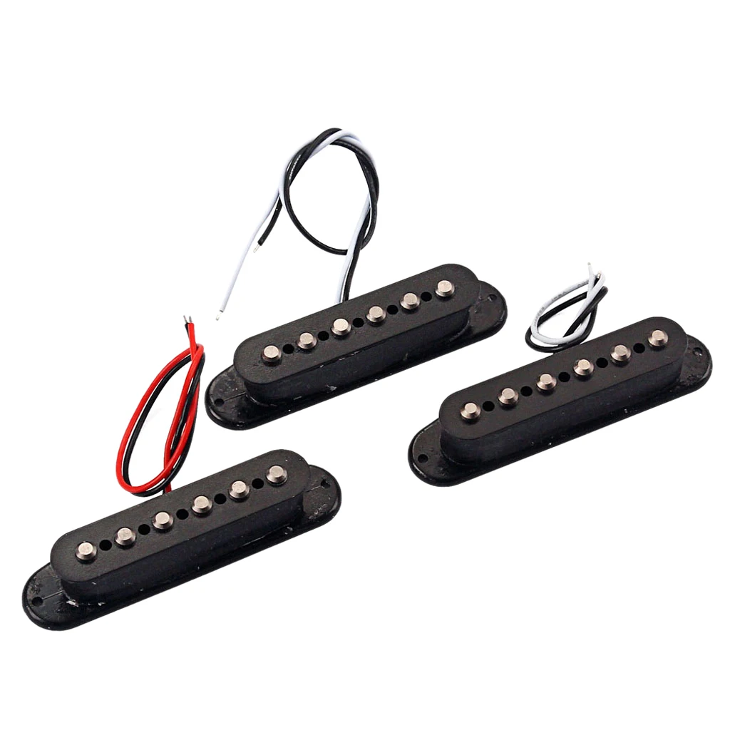 3pcs/set Alnico 5 Single Coil Pickup Neck/Middle/Bridge for  ST Electric Guitar