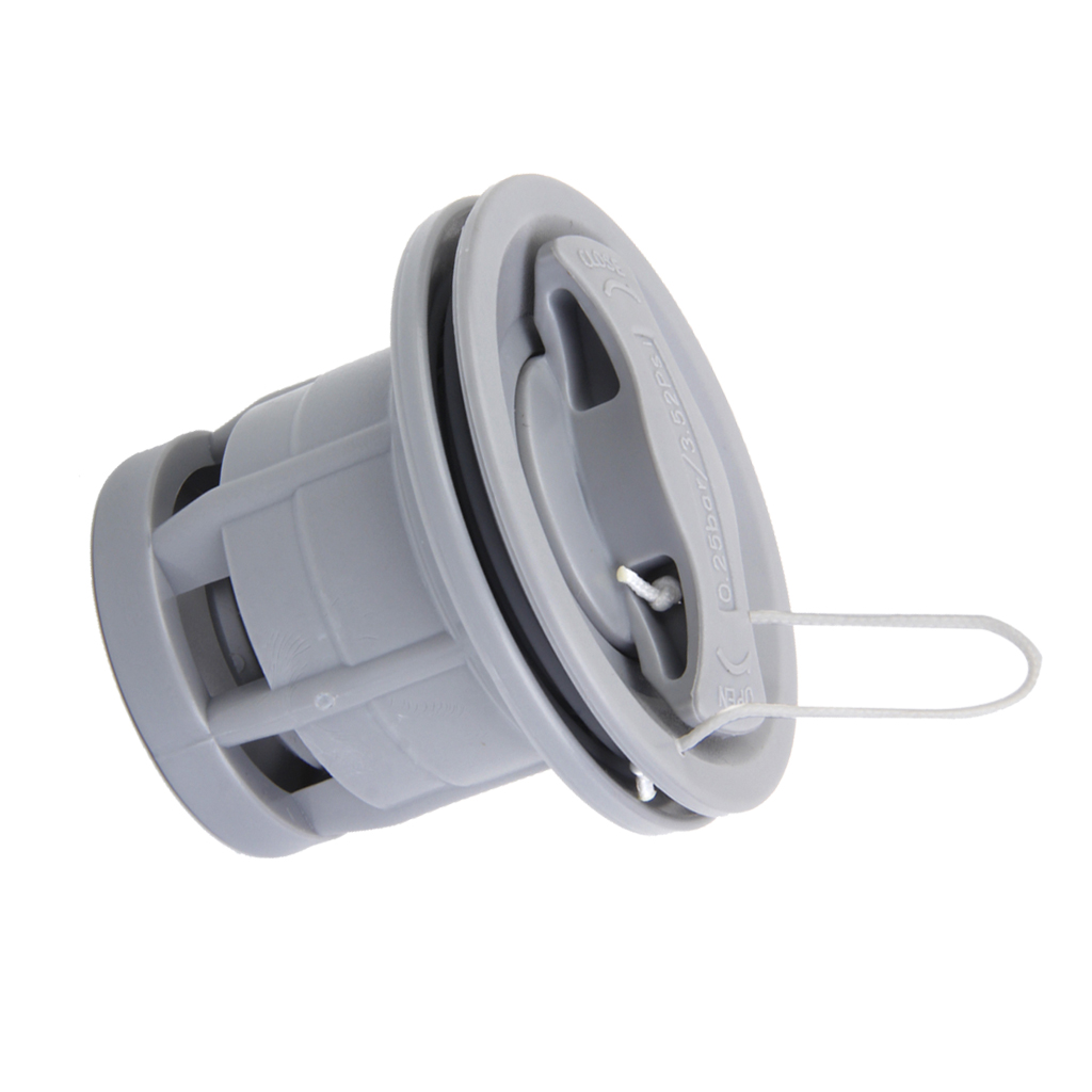 POM Grey Double Seal Air Valve for Inflatable Boat Raft Dinghy Kayak Canoe Dinghy Supply