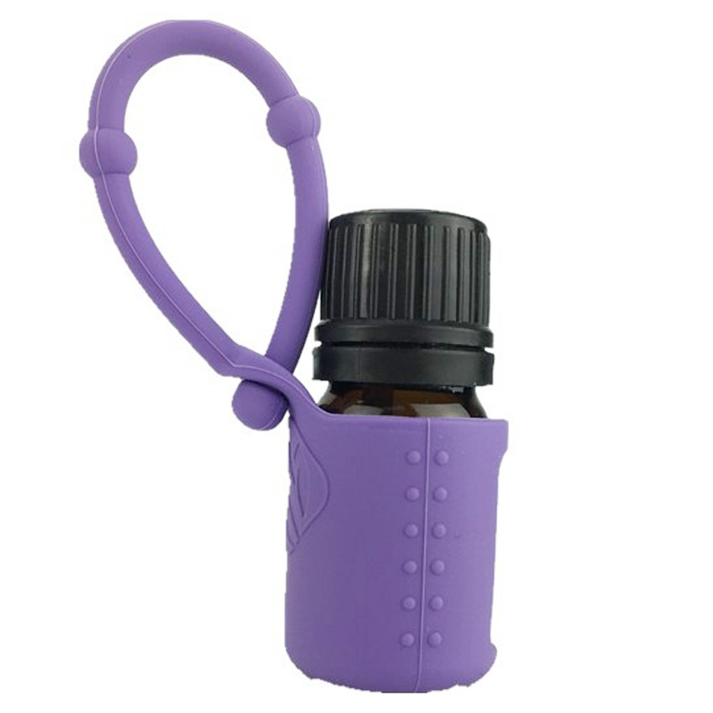 Carrying Case Silicone Case Protective Cover for Essential Oil Bottle 5ML