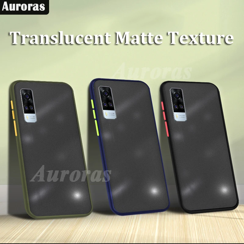 Auroras Case For VIVO Y51 Cover Translucent Skin Matte Hard Cover For vivo  Y31 Shockproof Case|Phone Case & Covers| - AliExpress