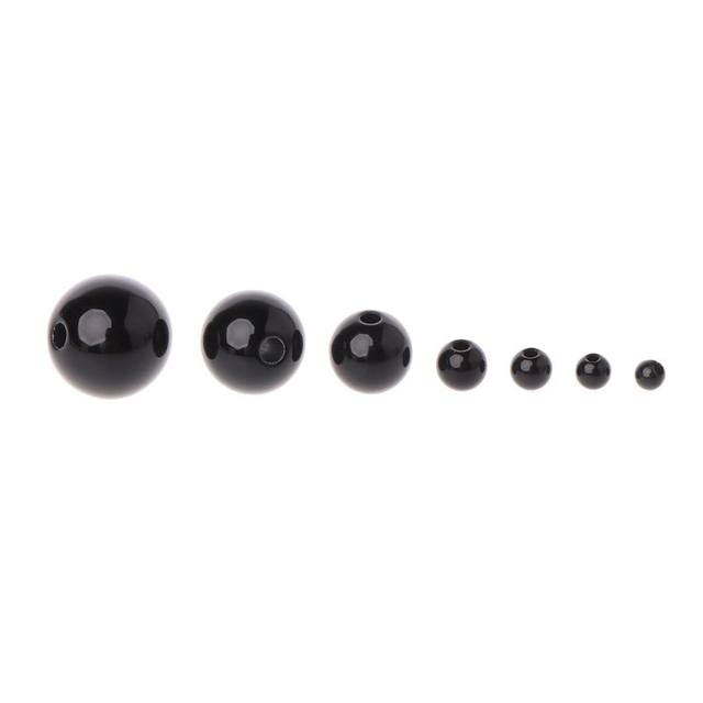 100pcs 3-12mm Black Safety Doll Eyes Sewing Beads For DIY Bear Stuffed Toys  Scrapbooking Crafts - AliExpress