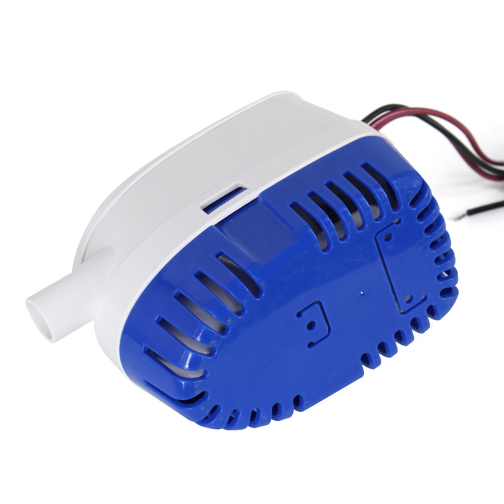 Automatic Submersible Bilge Pump 24 Volt 750 GPH Marine Accessories White + Blue