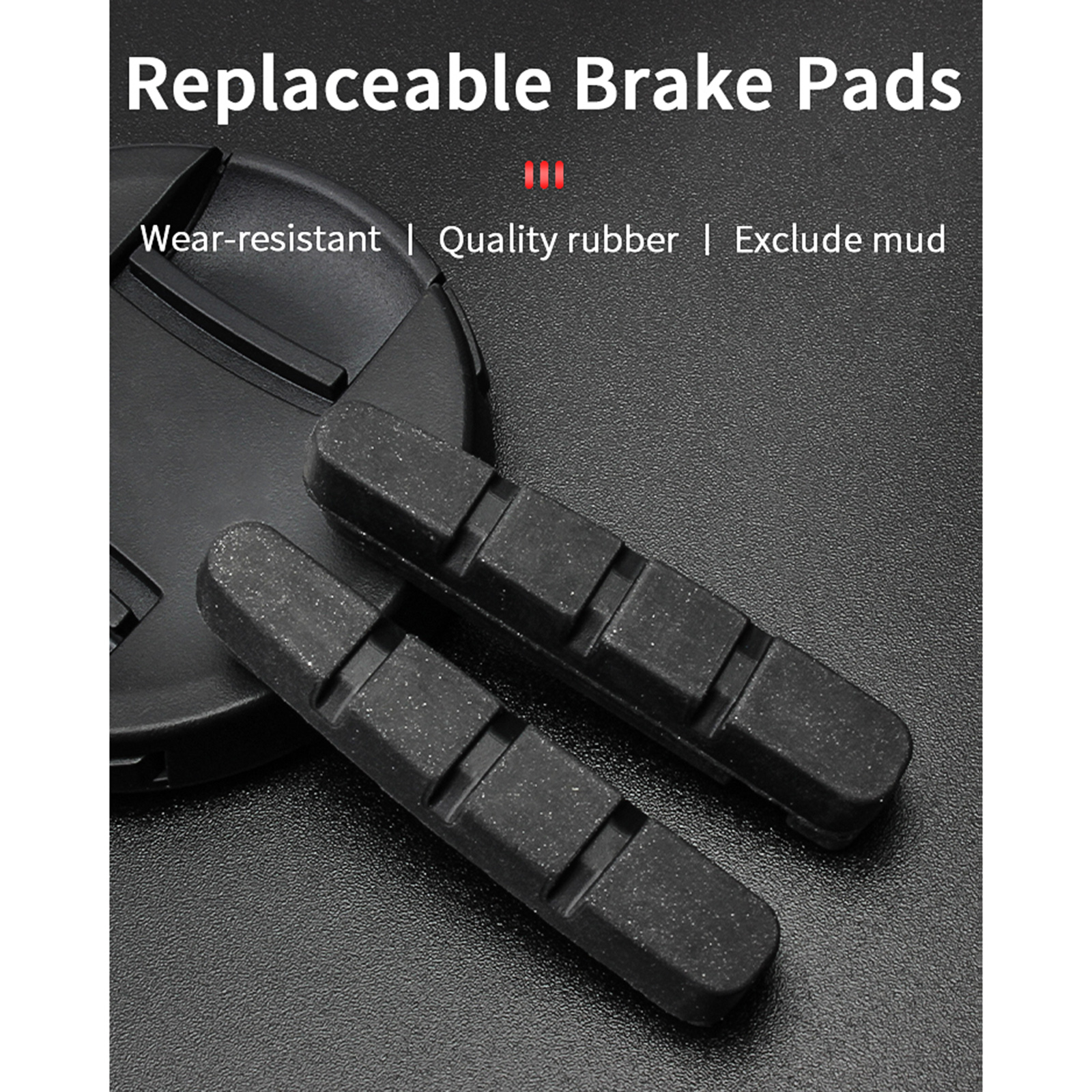 2 Pcs MTB Replaceable V Brake Shoes Blocks Drawer Structure Pads High Quality Bike Bicycle Light-Weight V-brake Pads