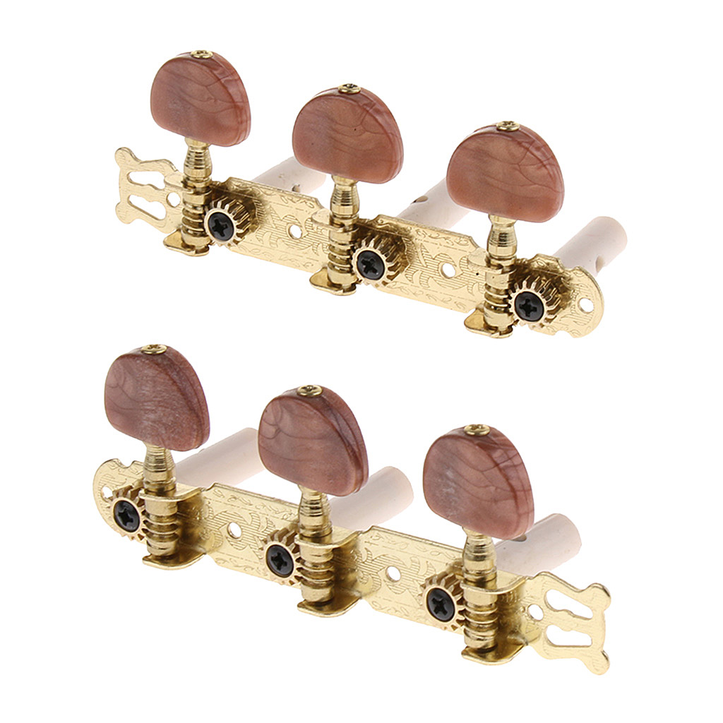 2pcs Guitar String Button Tuning Peg Machine Heads for Guitar Replacements