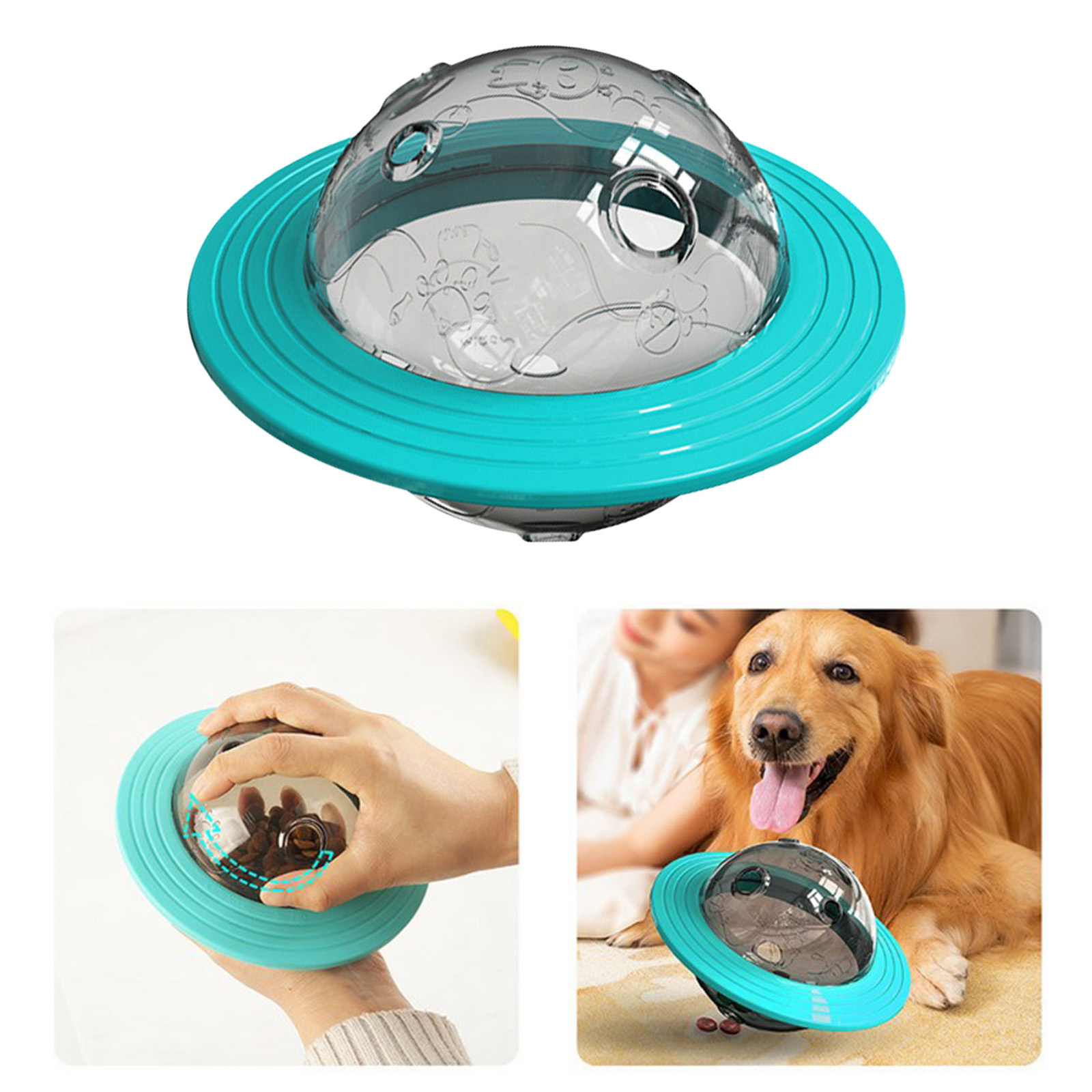 Funny Dog Shaking Food Leakage Dispenser Toy Interactive Toy IQ Training
