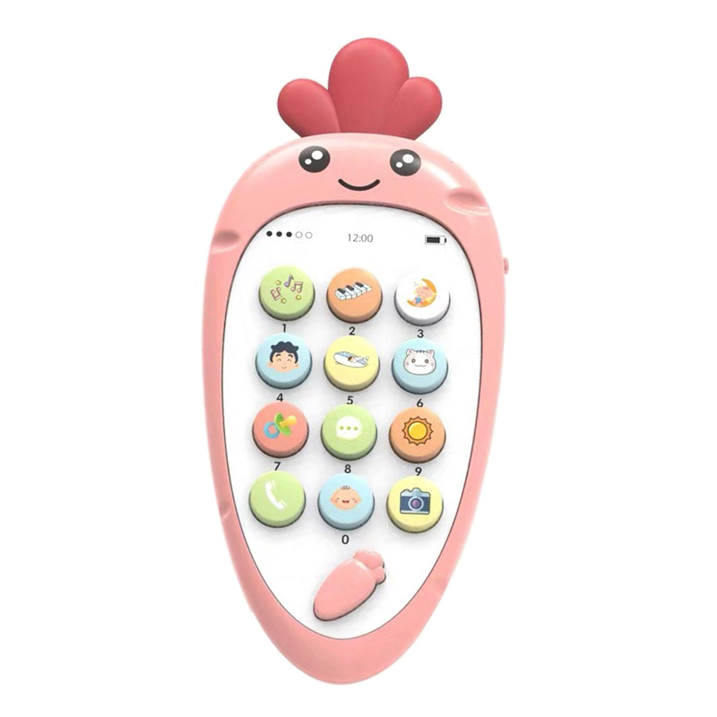 Electronic Pretend Play Bilingual Baby Musical Cell Phones Telephone Kids