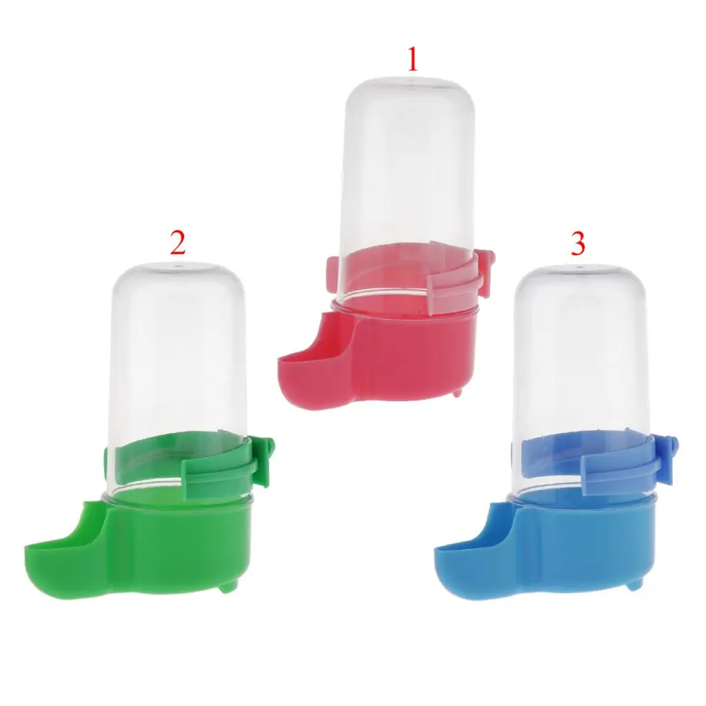 Automatic Drinking Bottle Water Dispenser with Clip for Birds / Parrots /
