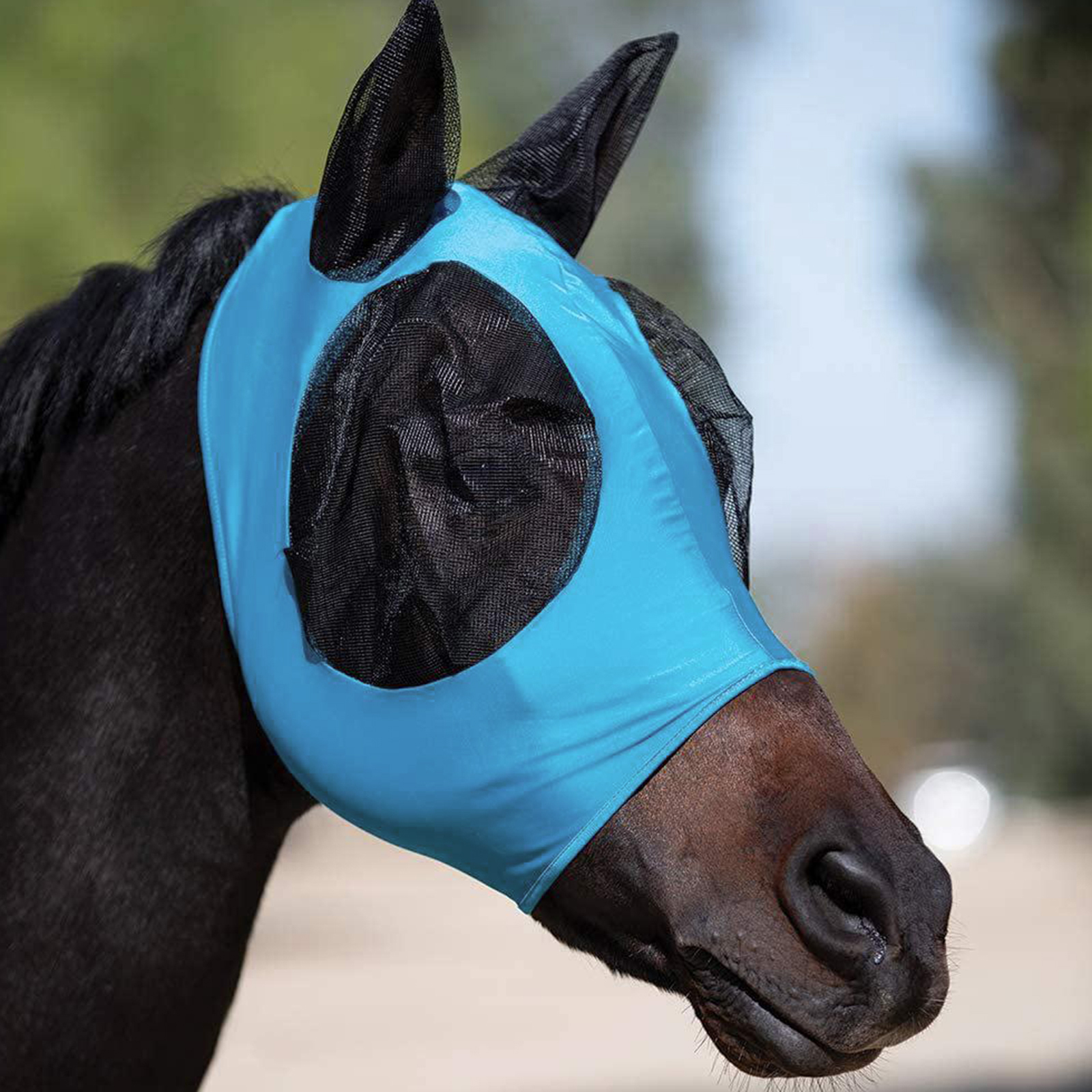 Horse Fly Mask, Fly Masks for Horses with Ears, Smooth & Elasticity Fly Mask,