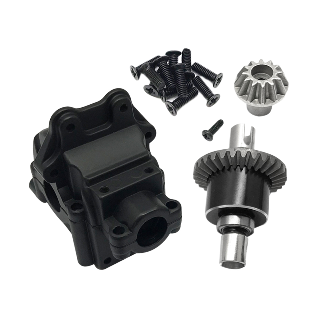 RC Metal Upper Lower  Housing Differential Gear for WLTOYS 144001 1/14 RC Car Buggy Upgrade Parts