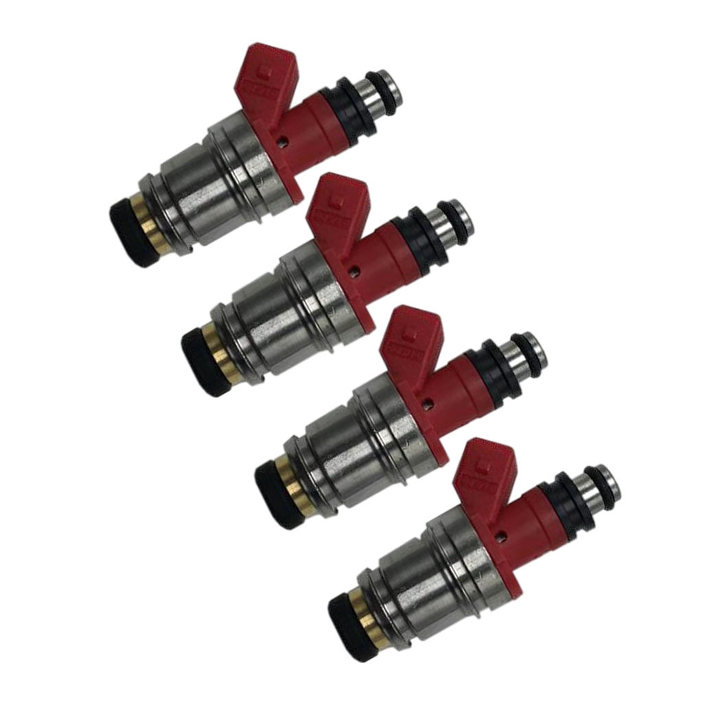 Set of 4 New Fuel injectors 16600-86G00 Replacement Compatible with Nissan D21 Pickup 2.4L