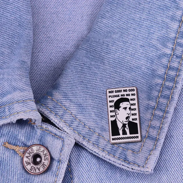 The Office Dunder Mifflin Paper Plane Enamel Pin Lapel Pin for Clothes  Brooches on Backpack Briefcase Badge Jewelry Decoration - AliExpress