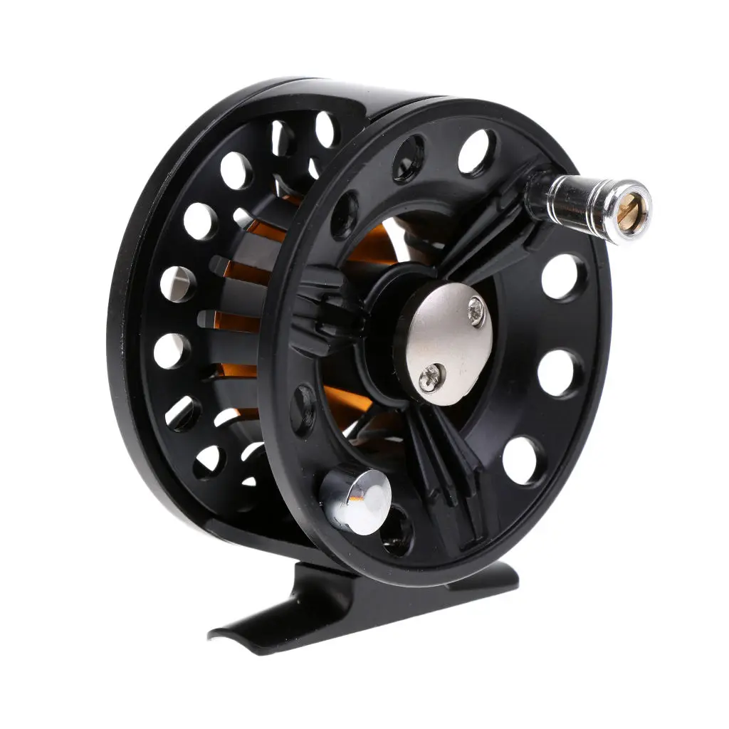 Metal Fish Reel Front Wheel Tackle Supply for Ice Fly Fishing Swap High-Foot 