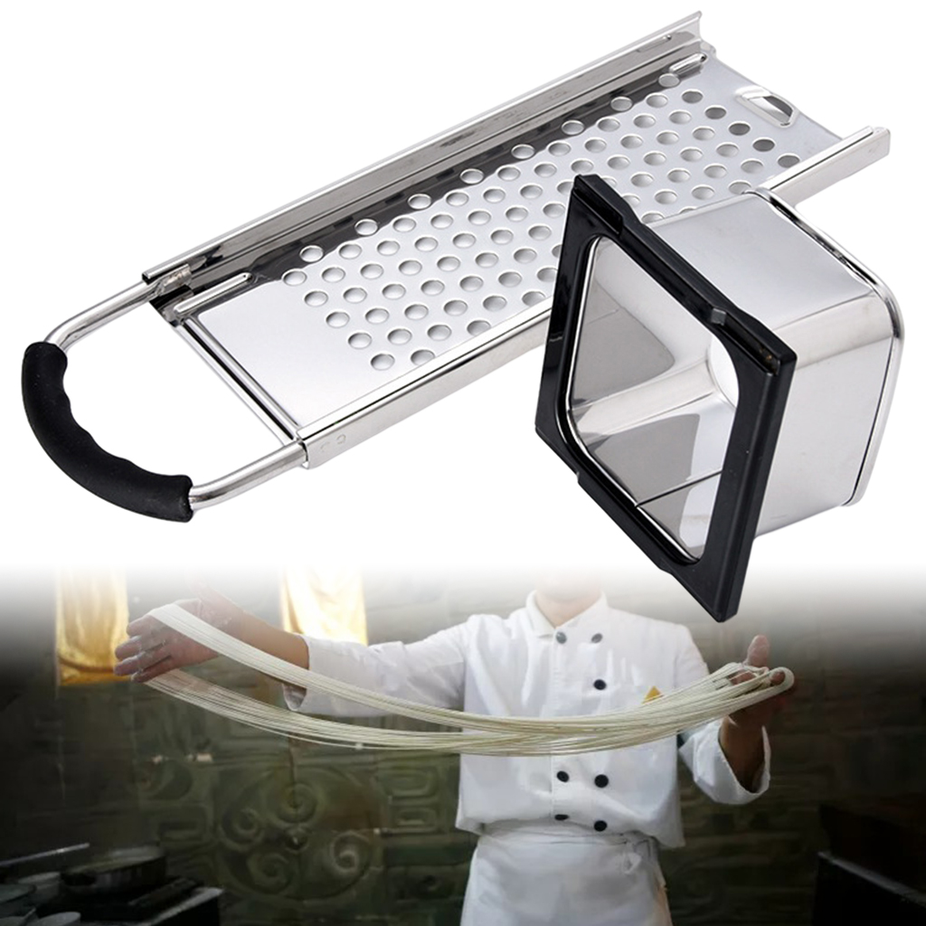 Stainless Steel Spatzle Slicer Spatzle Grater Kitchen Noodle & Veggie Pasta & Spaghetti Maker Cooking Tool