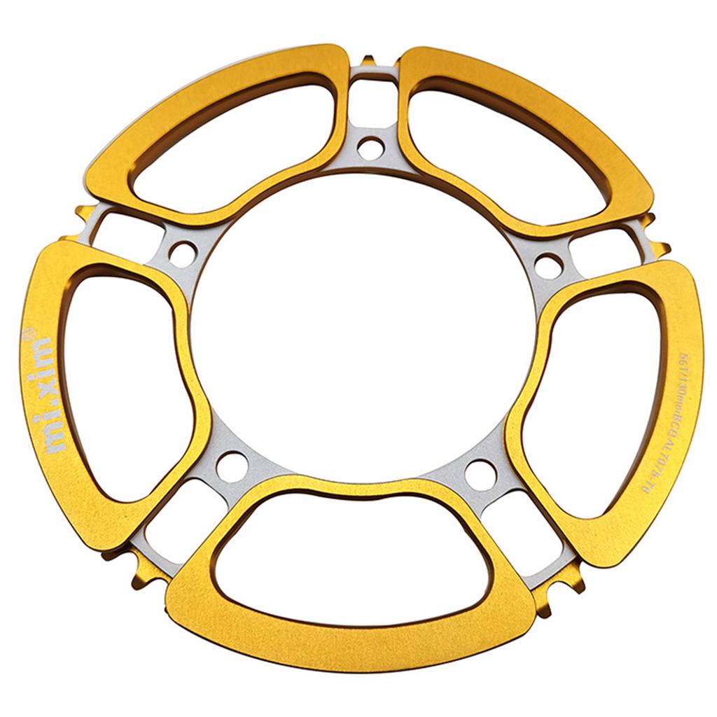 Bike Chainrings Guard Bicycle Single Variable Speed 130BCD 56T Cycle Folding