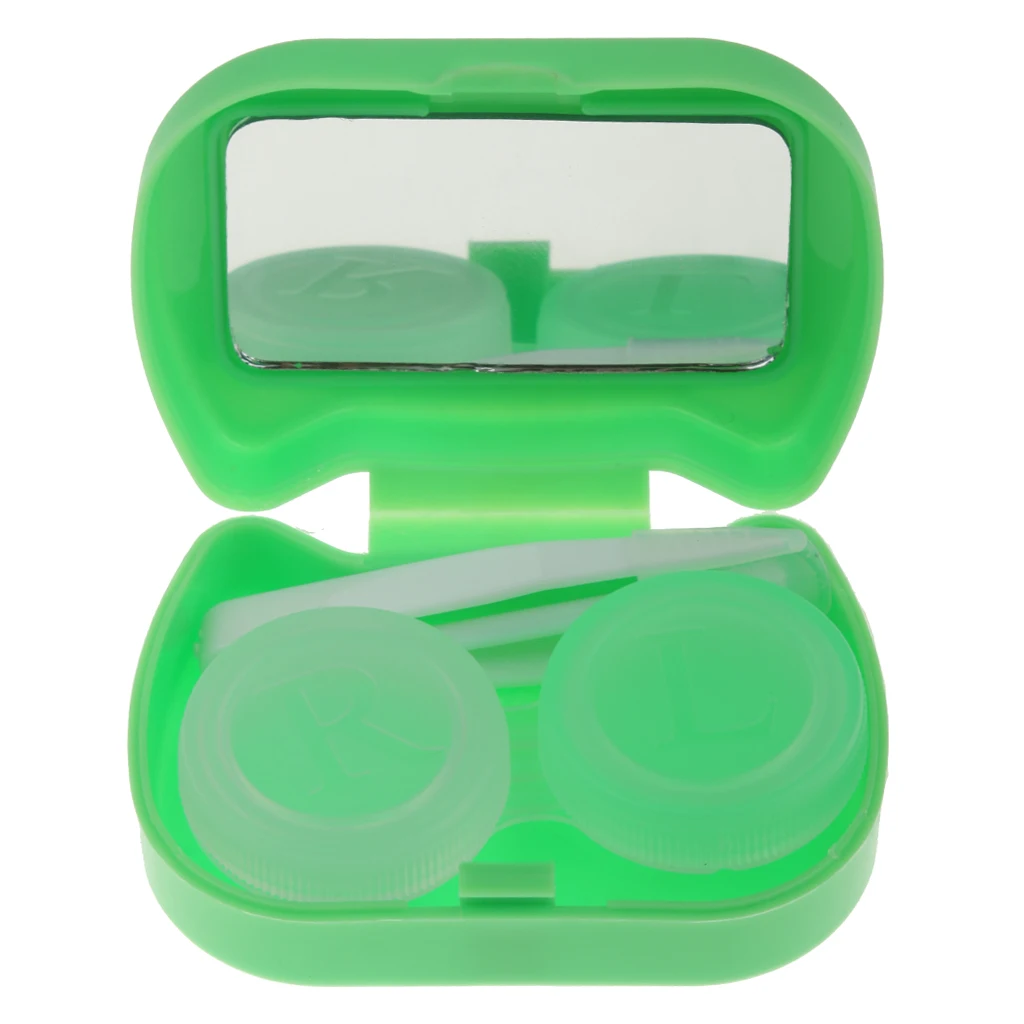 Portable Pocket Size Contact Lens Case Travel Storage Kit Holder Container B