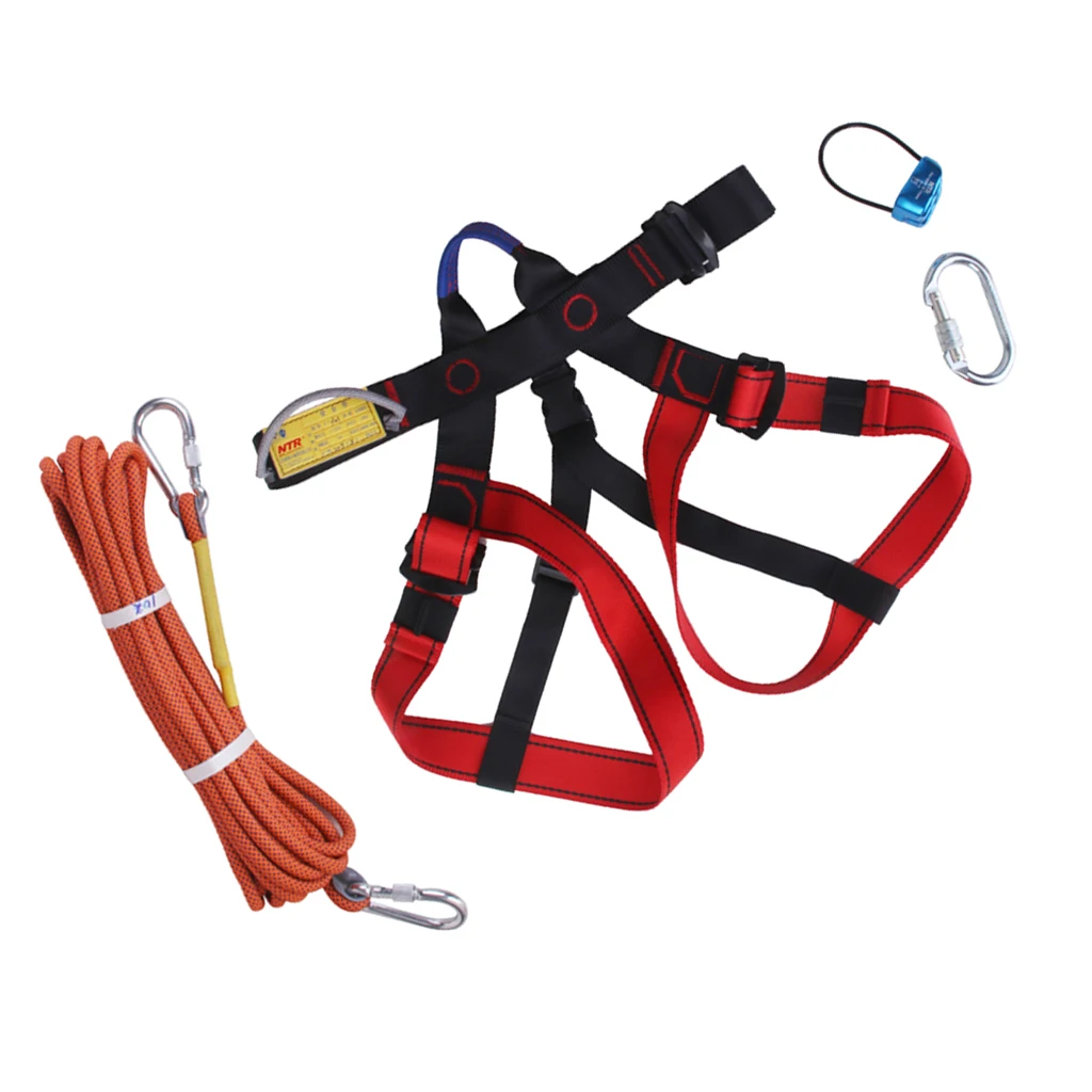 Climbing Harness Safe Belt for Fire  Caving Rock Climbing Rappelling Equipment Half  Protect