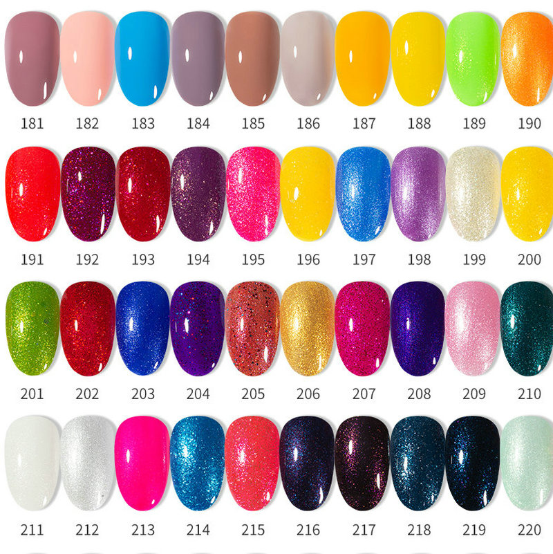 Best of RS NAIL 15ml UV Nail Gel Polish 308 Colors Gel Varnish #241-308 Color Black White Red Gel Lacquer Of Nail Art Gel Polish (5) Reviews & Tips - Image 2